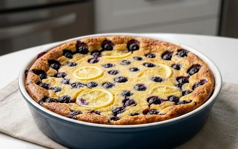 Lemon Blueberry Clafoutis