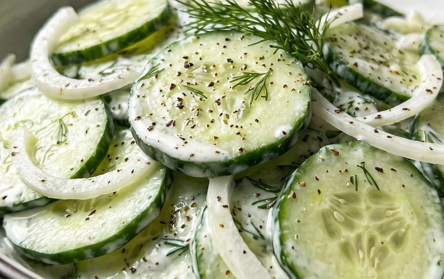 Polish Cucumber Salad
