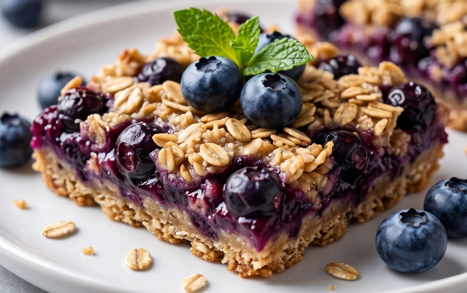 Blueberry Oatmeal Bars