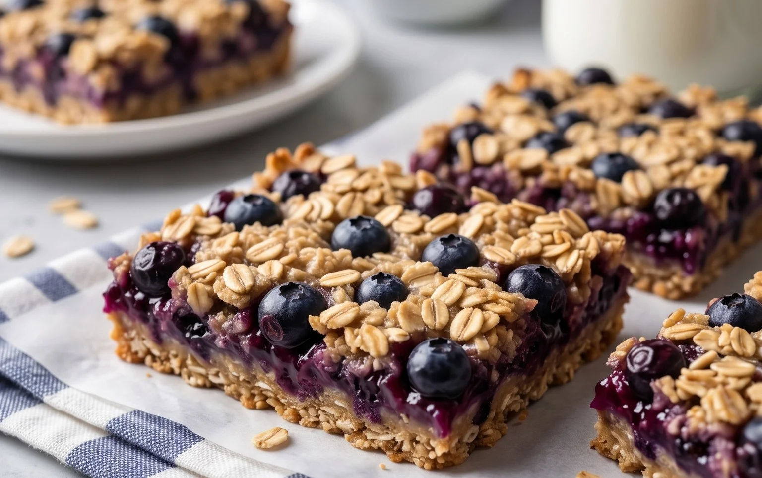 Blueberry Oatmeal Bars