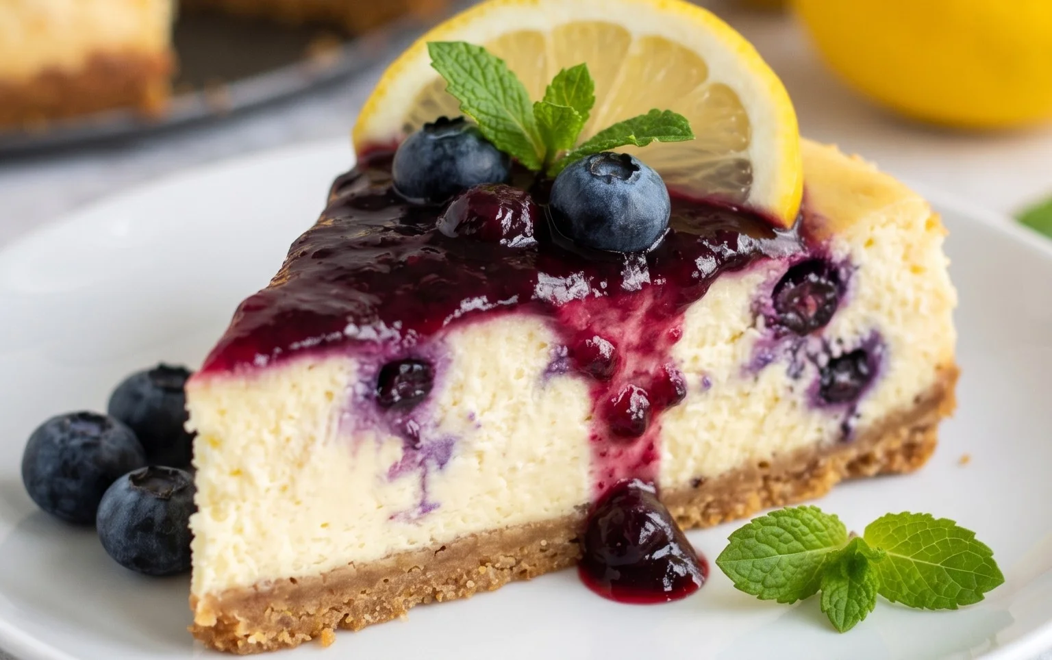 Lemon Blueberry Cheesecake