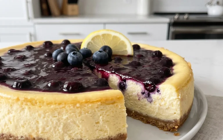Lemon Blueberry Cheesecake