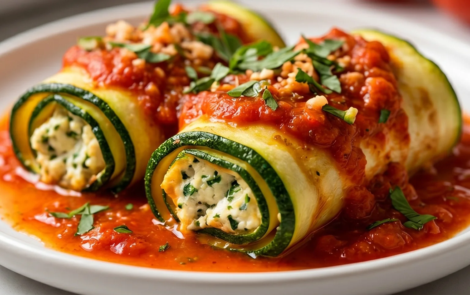 Vegan Zucchini Rollatini