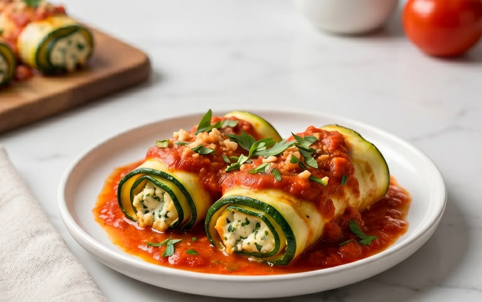 Vegan Zucchini Rollatini