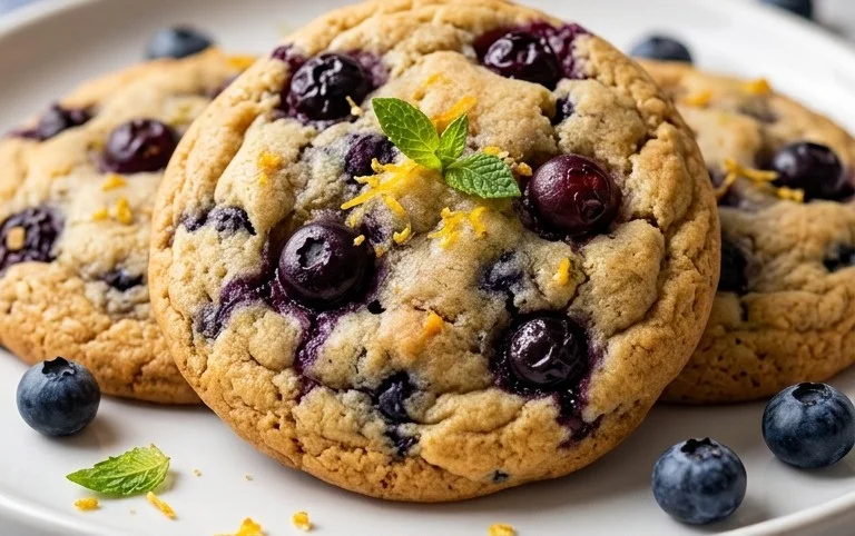 Best Ever Blueberry Cookies