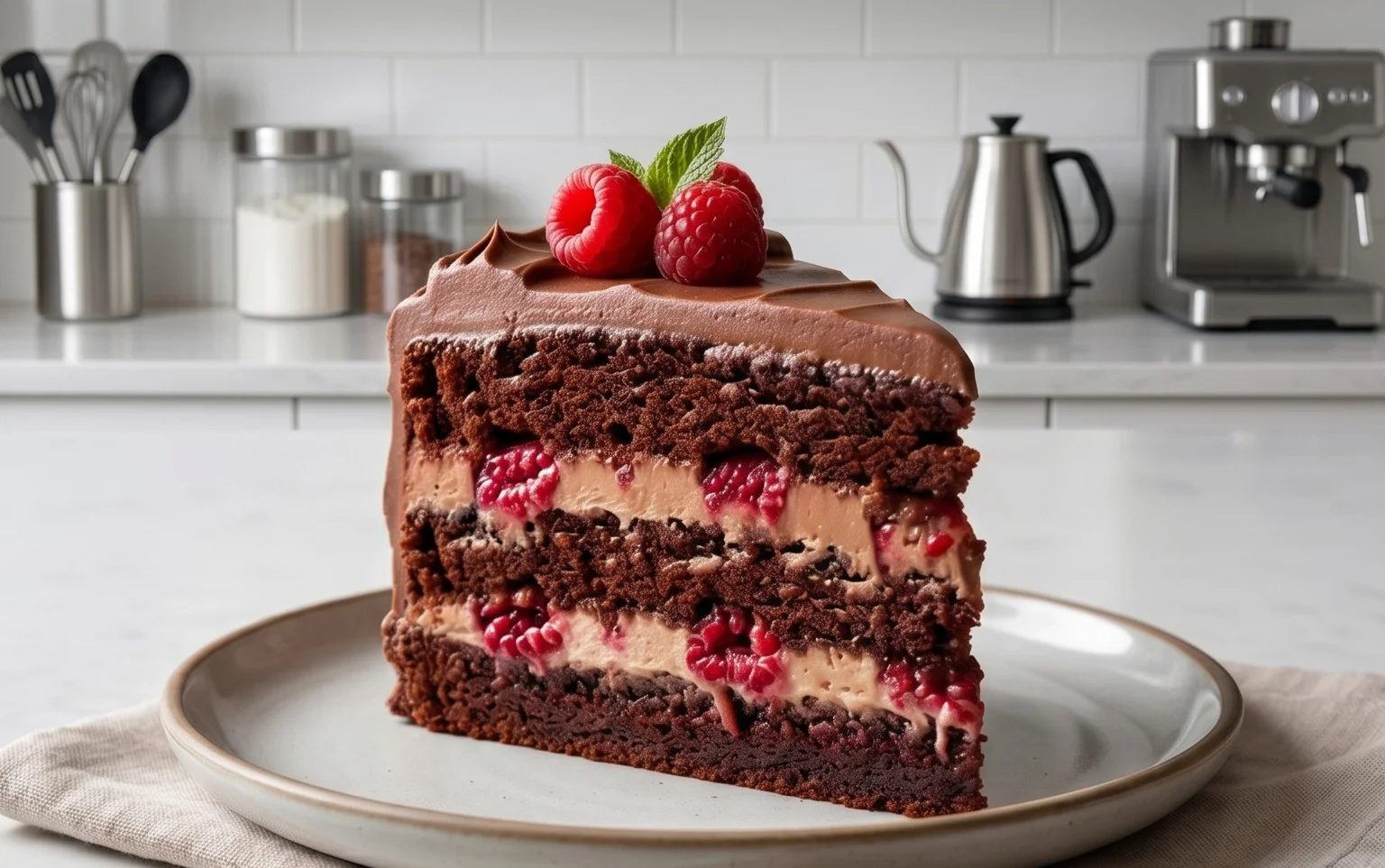 Chocolate Raspberry Cake