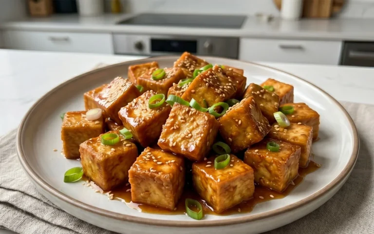 Honey Garlic Tofu