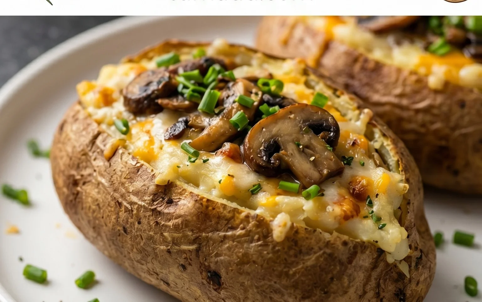 The Ultimate Stuffed Baked Potatoes with Mushrooms