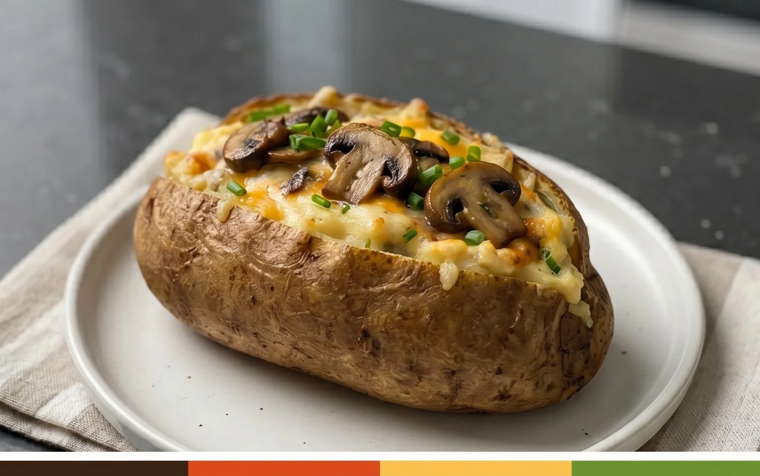 The Ultimate Stuffed Baked Potatoes with Mushrooms