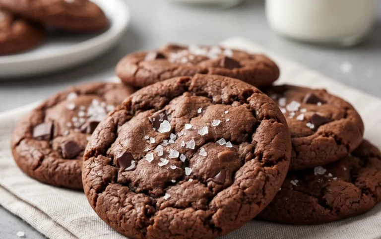 Salted Brownie Cookies