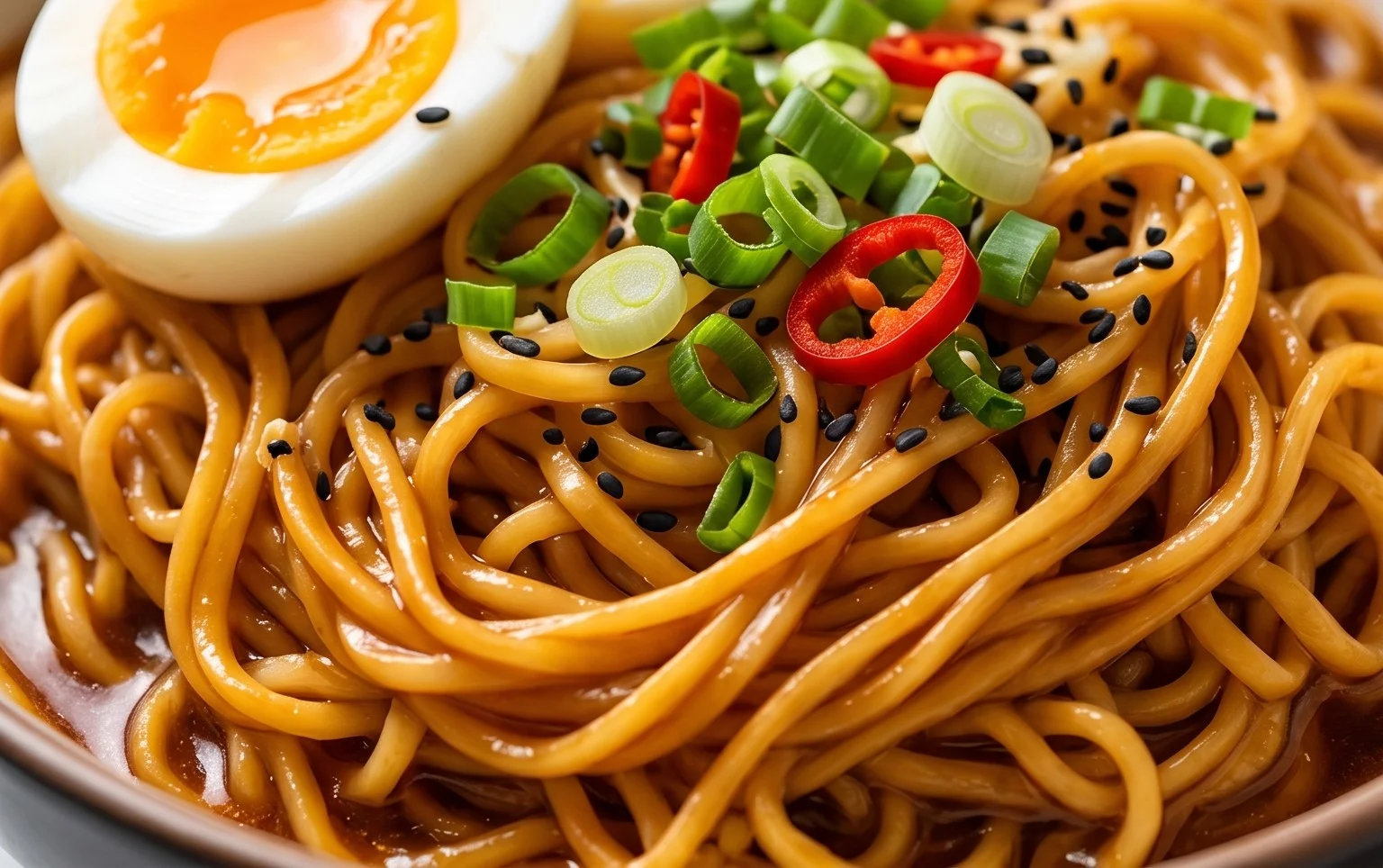 Easy Saucy Ramen Noodles