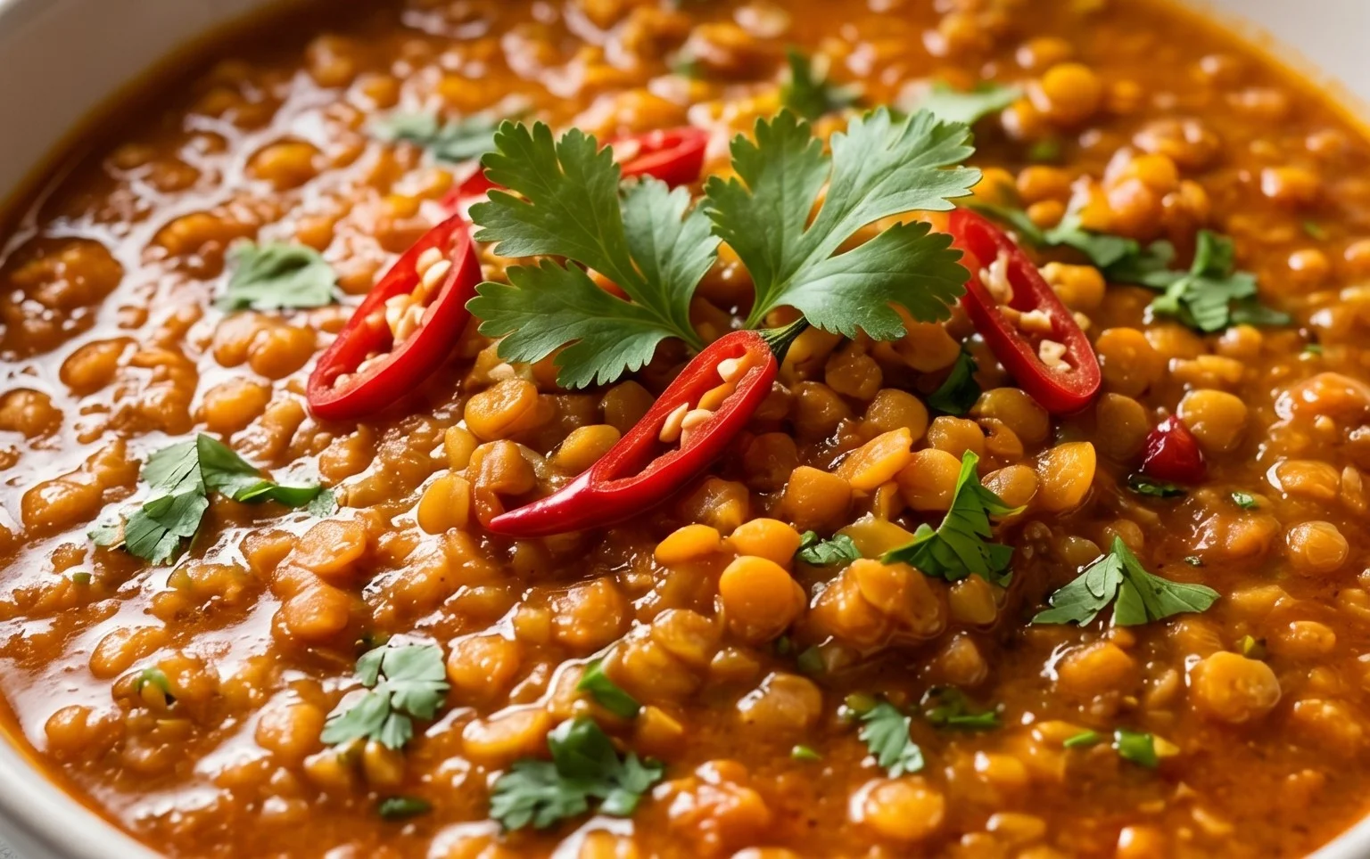 Spicy Red Lentil Curry