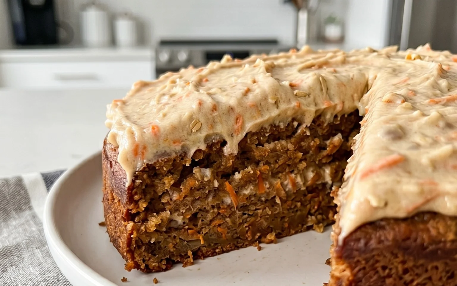 Easy Flourless Oatmeal Carrot Cake Recipe