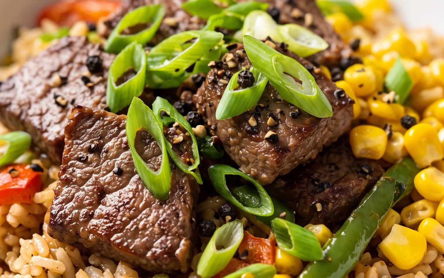 Beef Pepper Rice Bowl is a delicious meal option.