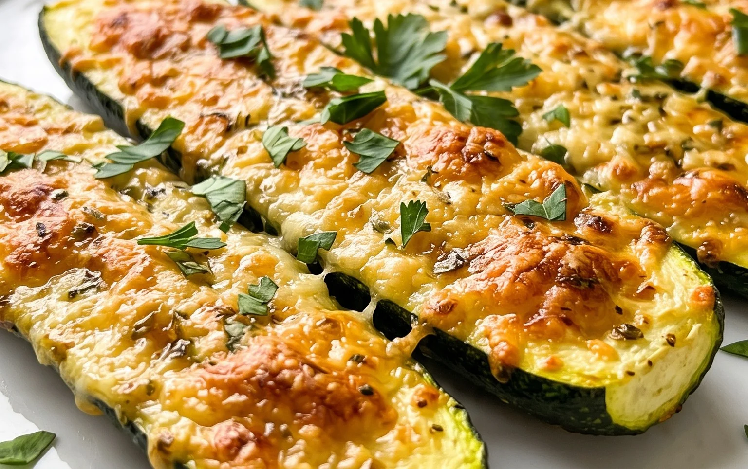 Baked Parmesan Zucchini