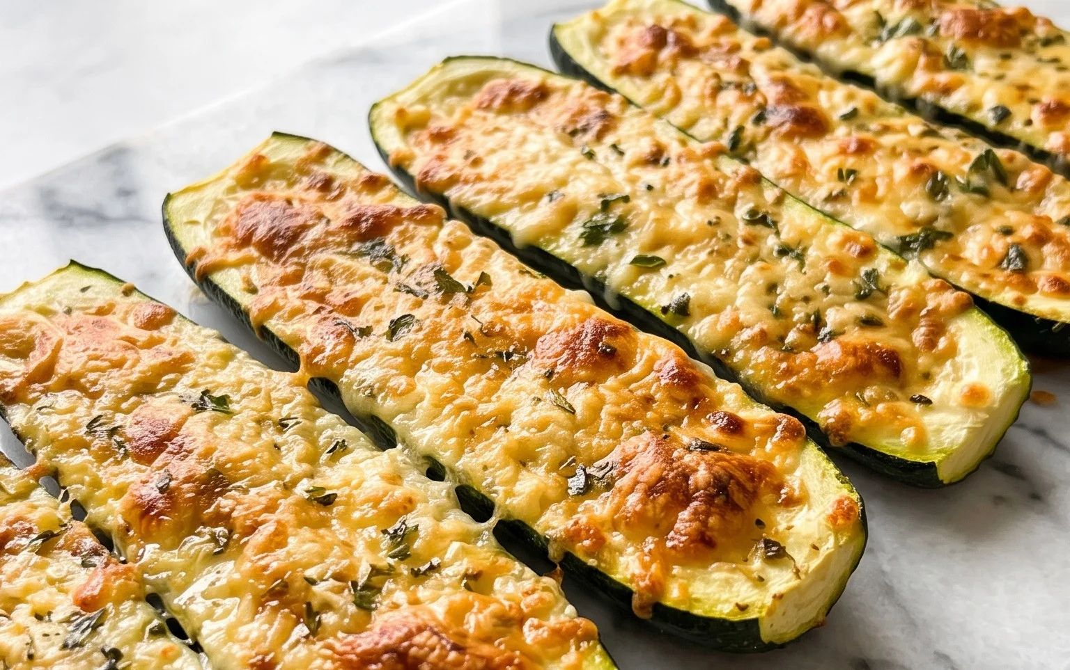 Baked Parmesan Zucchini