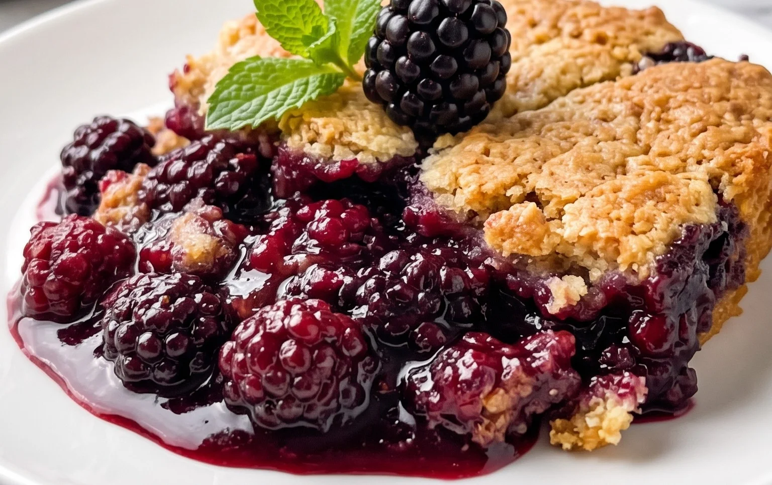 The Pioneer Women's Blackberry Cobbler
