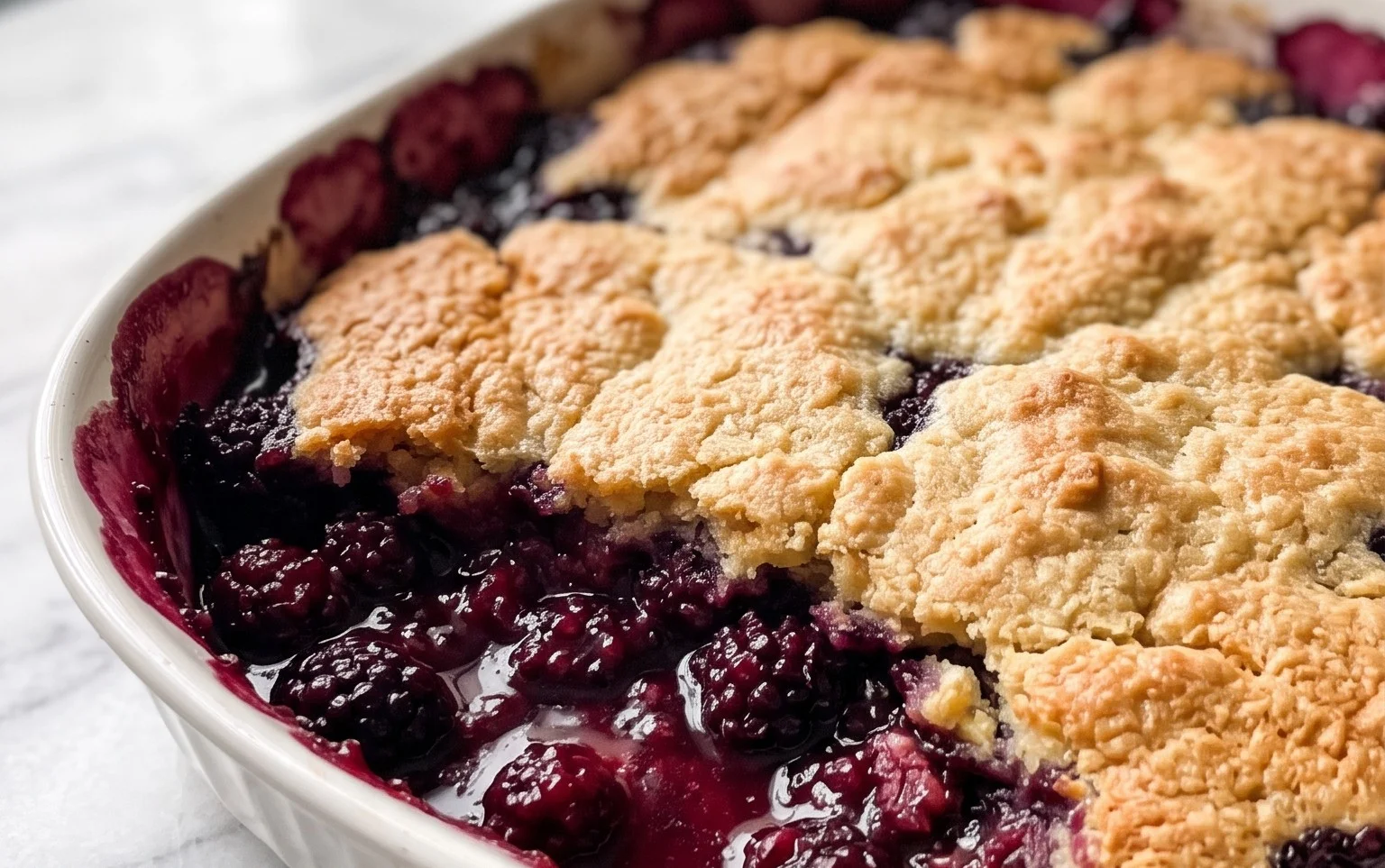 The Pioneer Women's Blackberry Cobbler