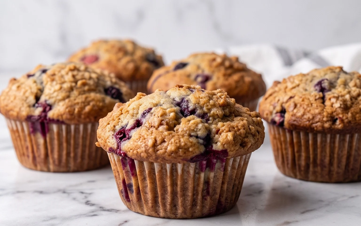 Bakery Style Mixed Berry Muffins | with Frozen Berries