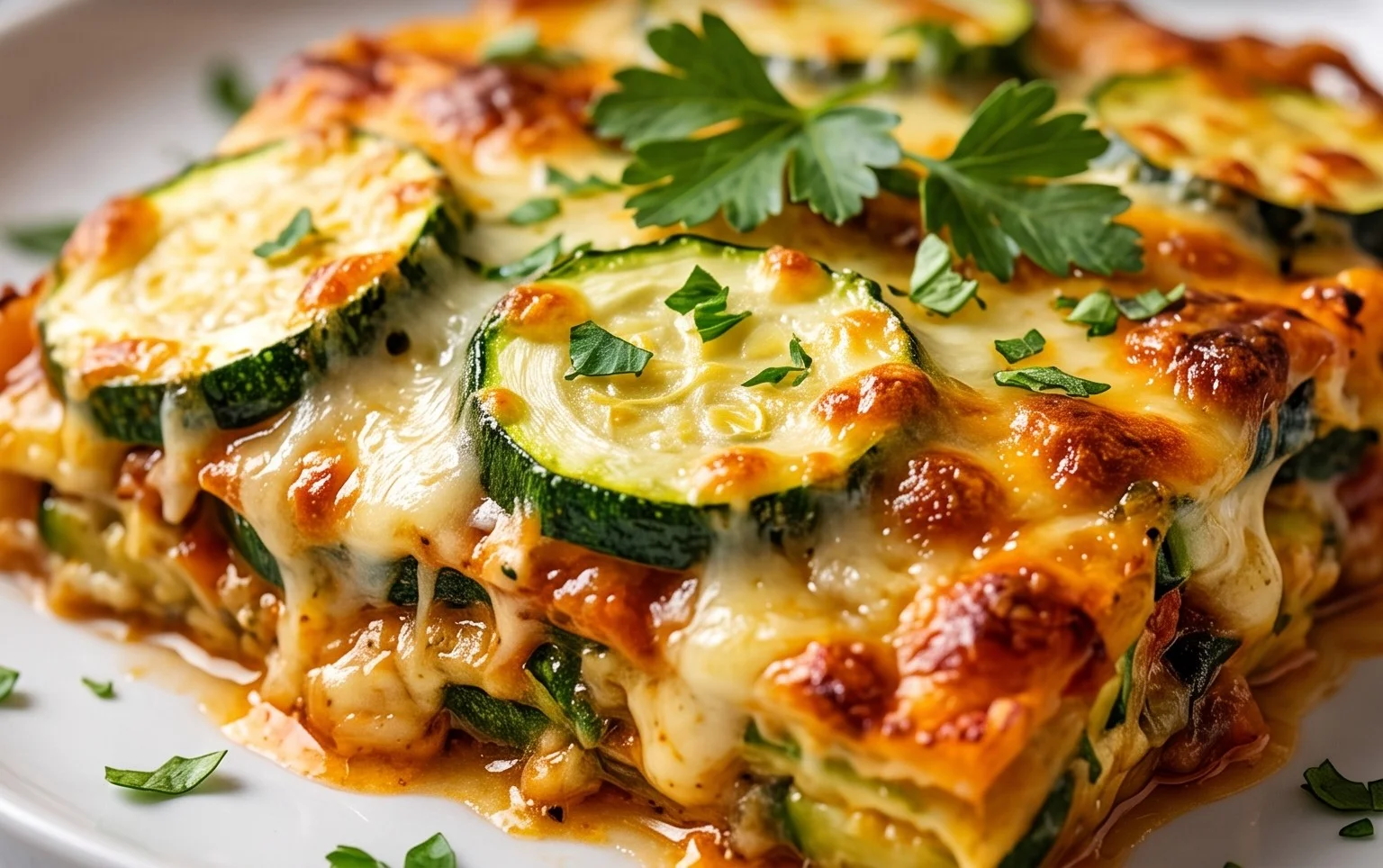 Baked Zucchini and Cheese