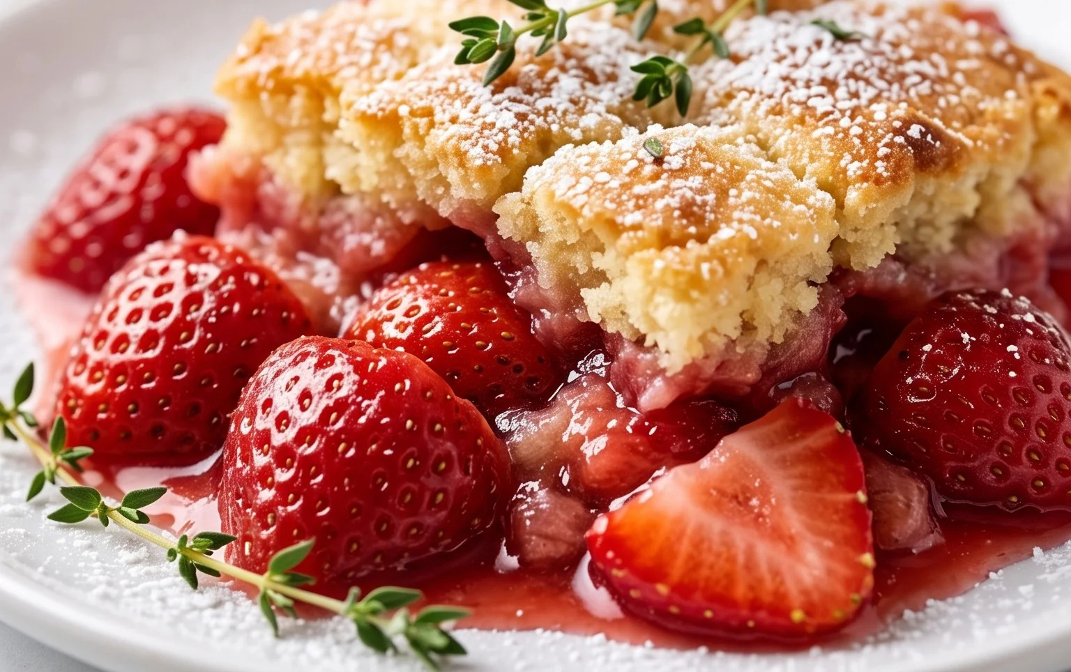 Strawberry Cobbler