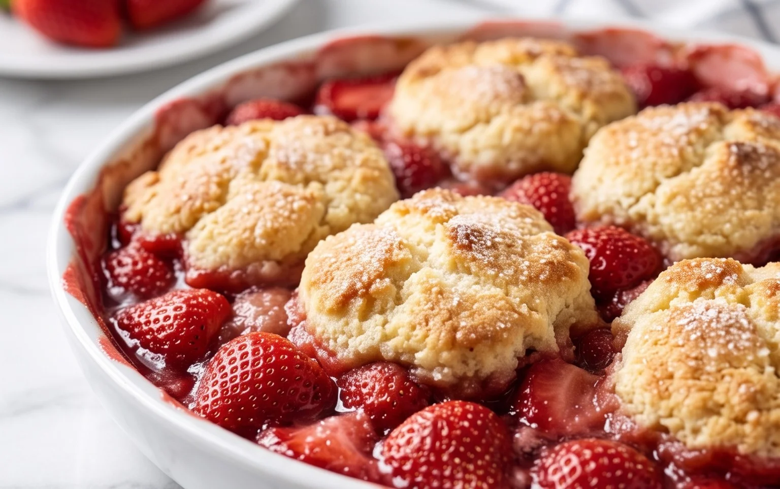 Strawberry Cobbler