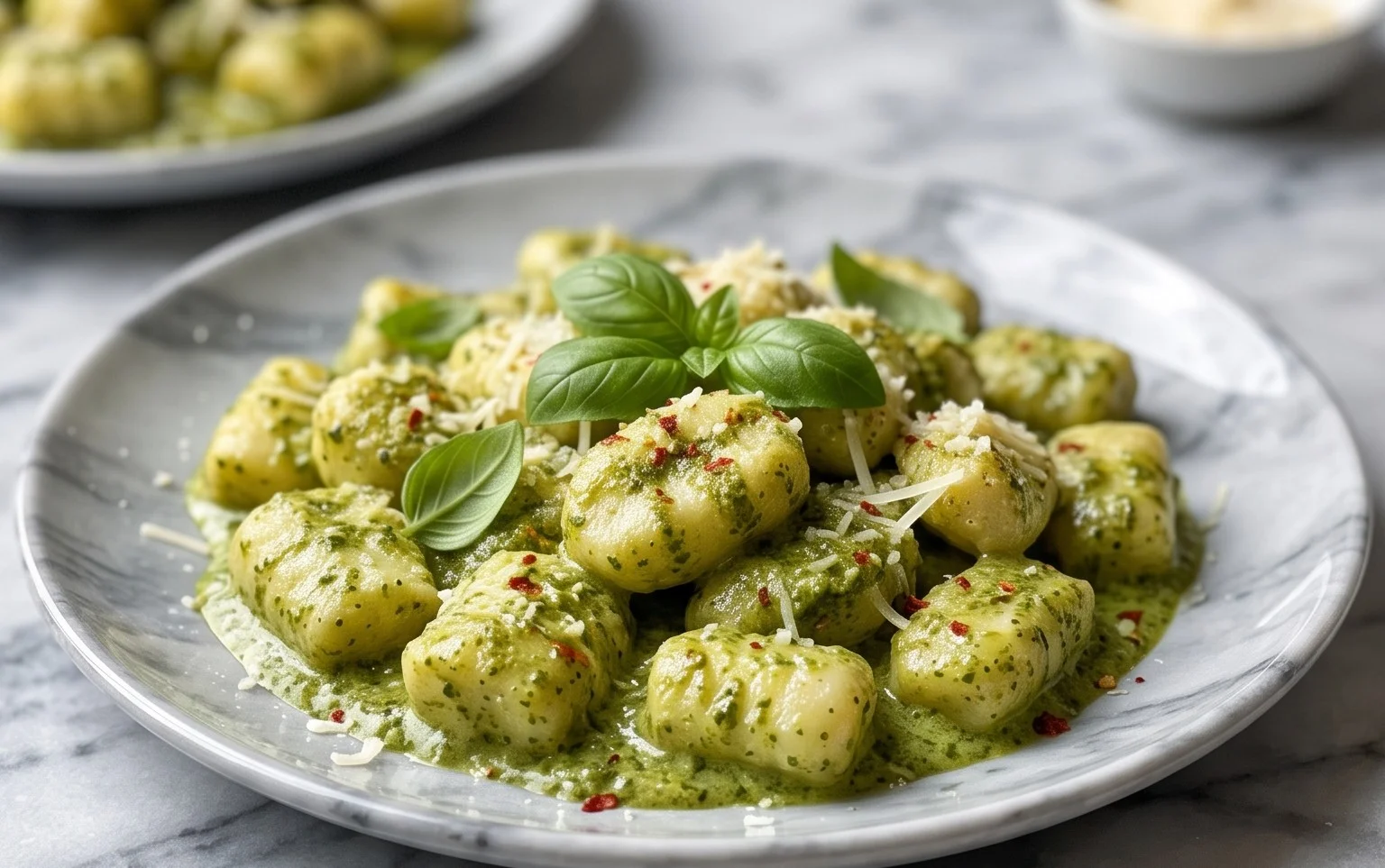 Creamy Pesto Gnocchi