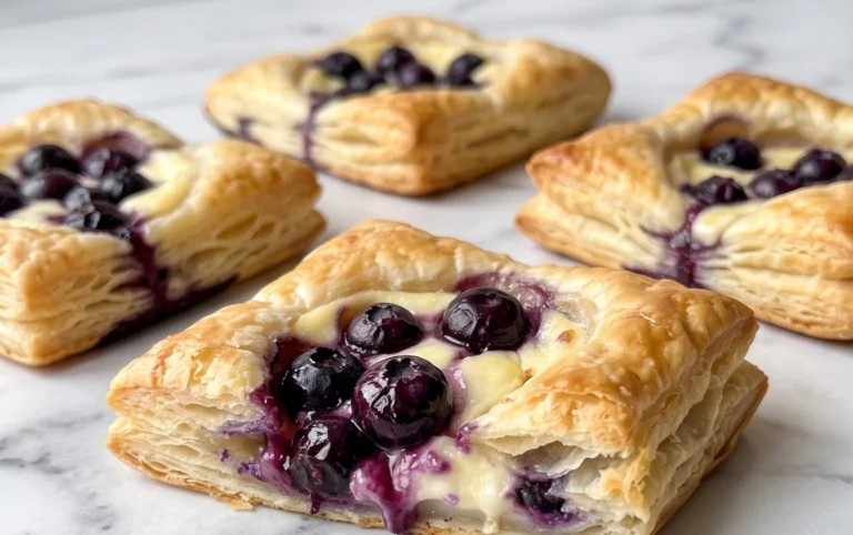 Blueberry Cream Cheese Puff Pastry