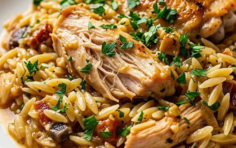 Chicken Orzo (30-Minutes, One-Pan)