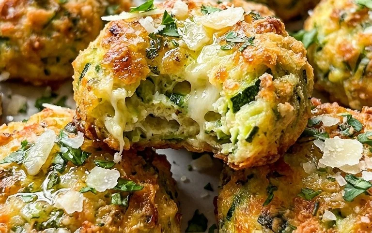Zucchini Garlic Bites