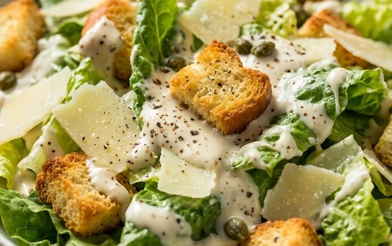 Caesar Salad Dressing (Classic, Creamy & 5 Minutes) 🥗
