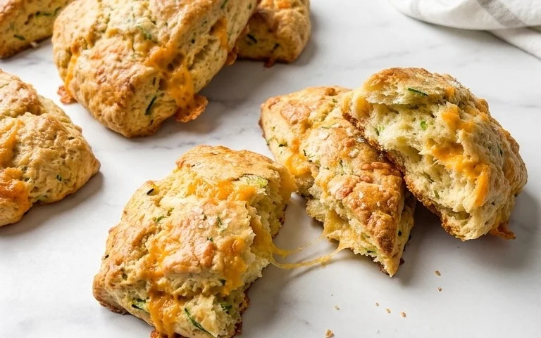 Zucchini Cheddar Scones