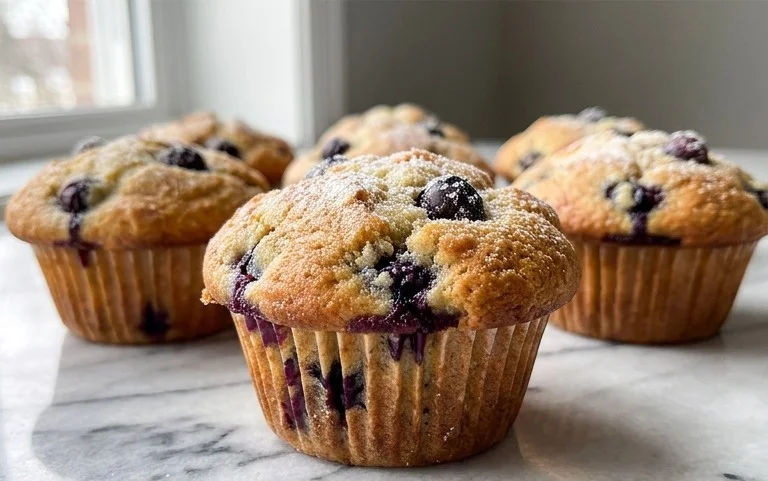Homemade Blueberry Muffins