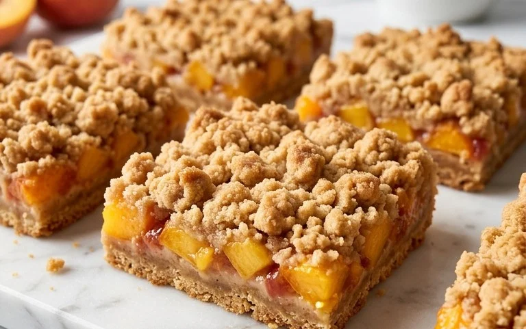 Fresh Peach Crum extractb Bars