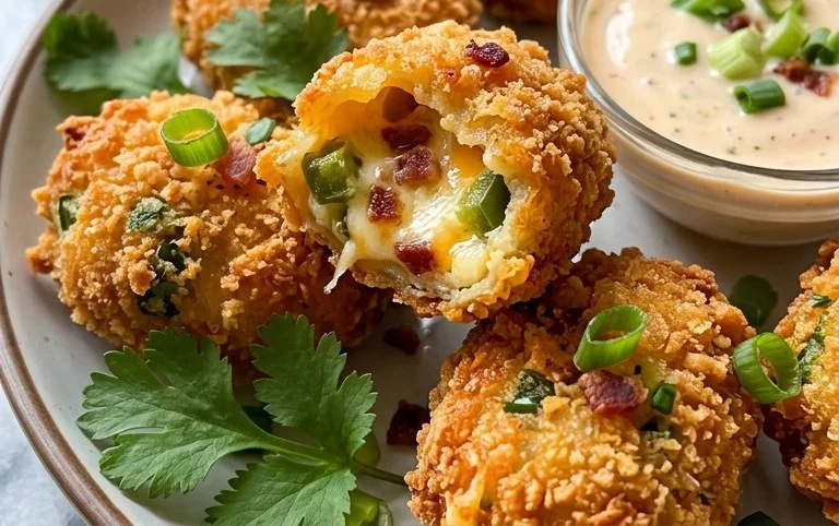 Fried Jalapeno Popper Bites