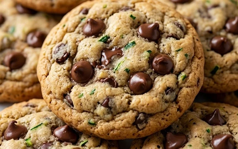 Zucchini Chocolate Chip Cookies