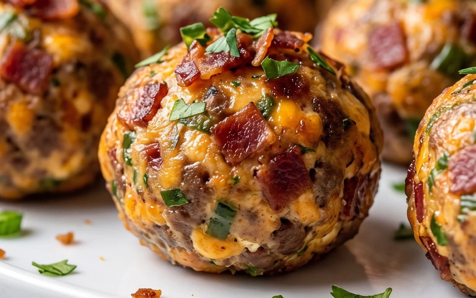 Beef Bacon Jalapeño Popper Cheese Balls