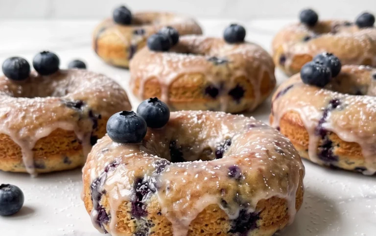 Blueberry Cake Donuts