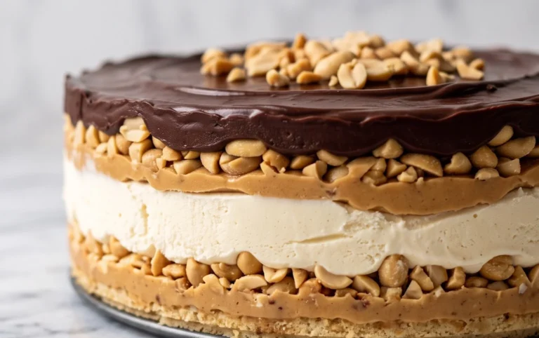 Buster Bar Ice Cream Cake