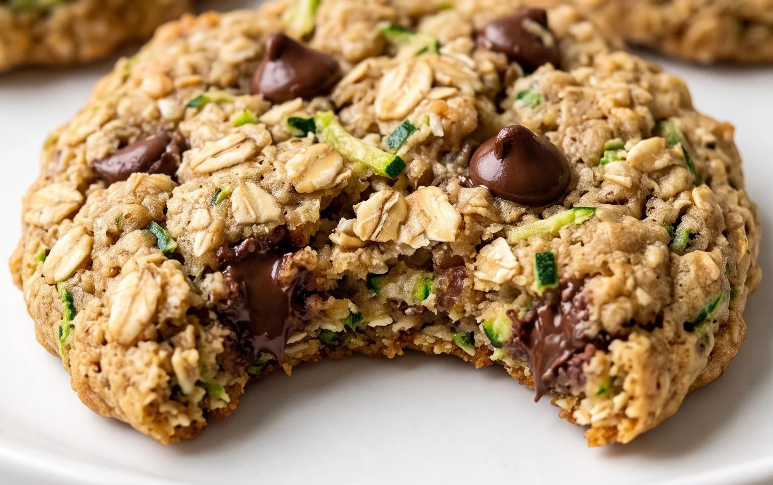 Healthy Zucchini Oatmeal Cookies