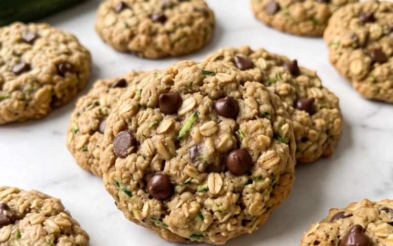Healthy Zucchini Oatmeal Cookies
