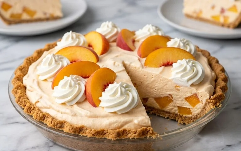 Peach Chiffon Pie
