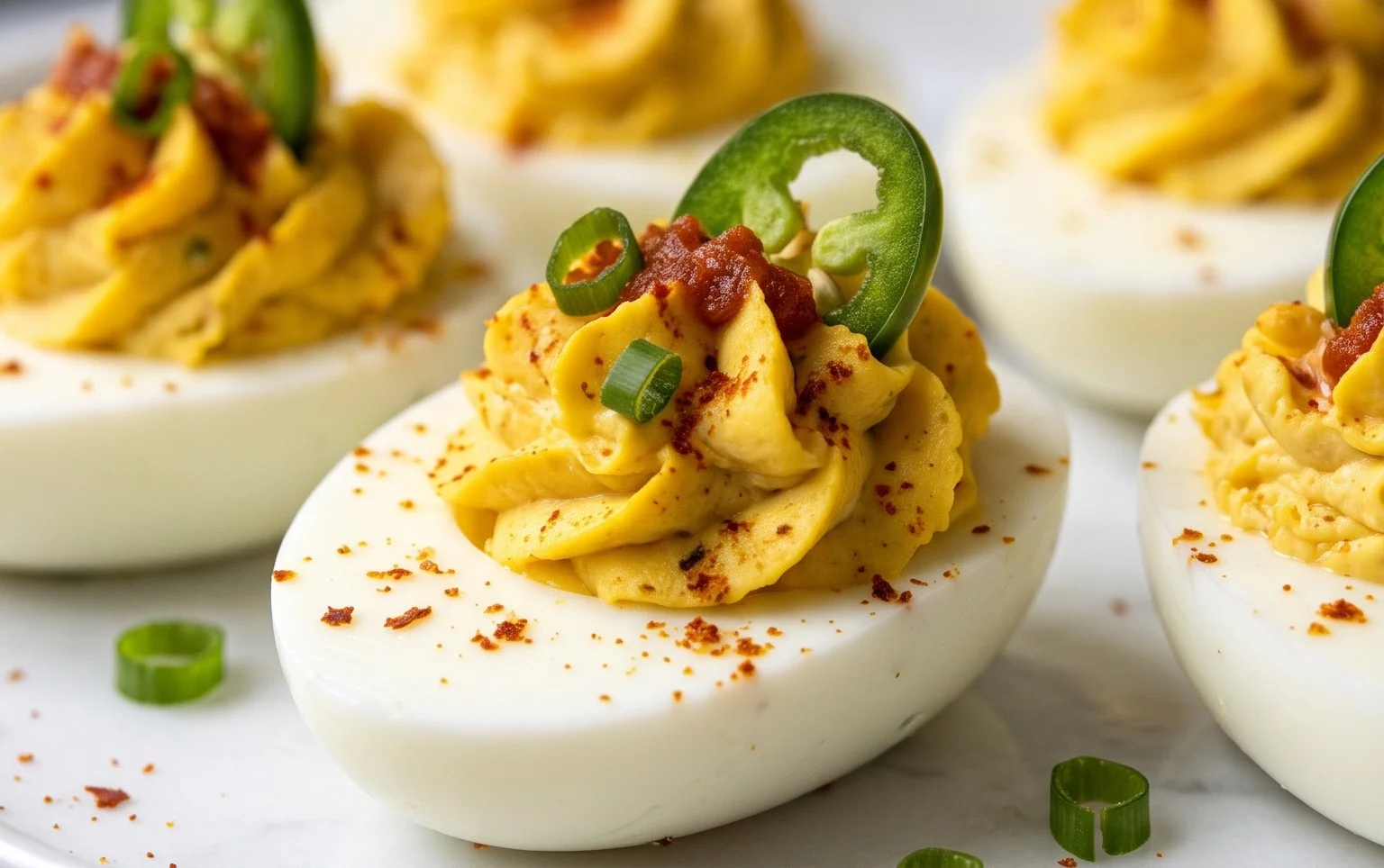 Jalapeno Popper Deviled Eggs