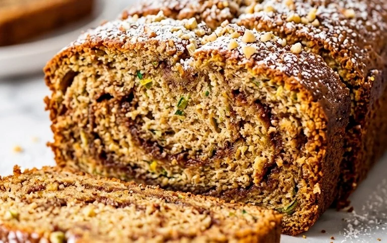 Moist and Delicious Cinnamon Swirl Zucchini Bread