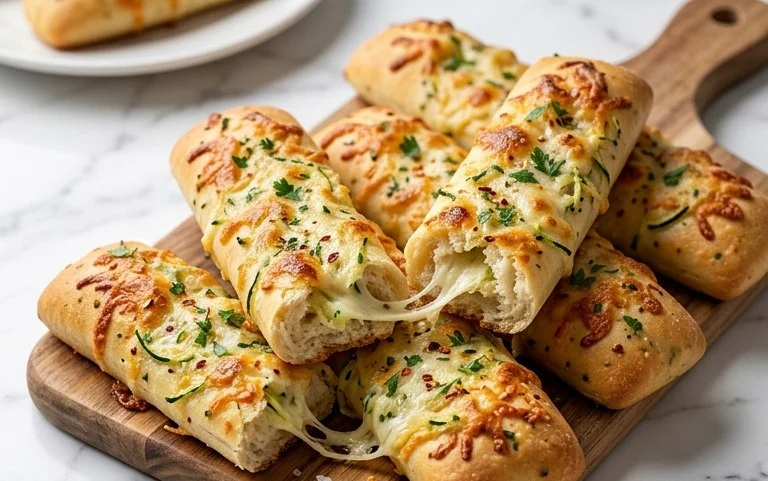 Cheesy Zucchini Breadsticks
