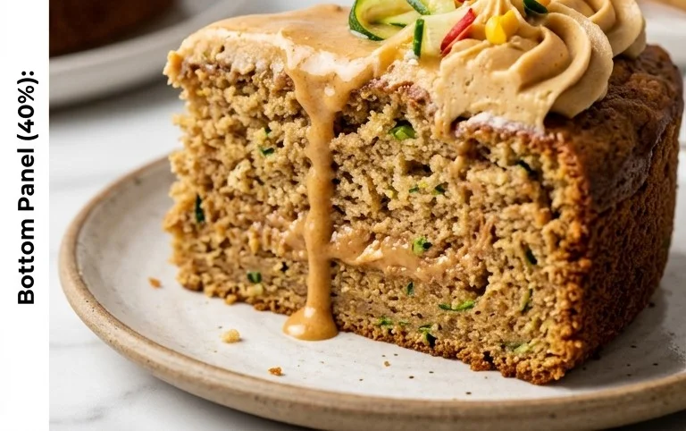 Moist Peanut Butter Zucchini Cake Recipe