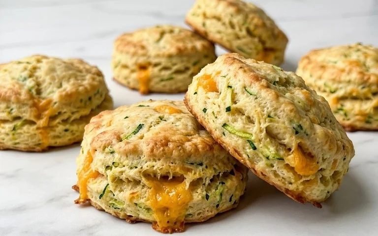 Zucchini Cheddar Biscuits