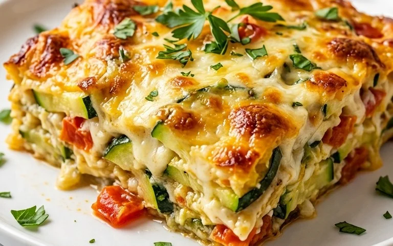 Cheesy Baked Zucchini Casserole