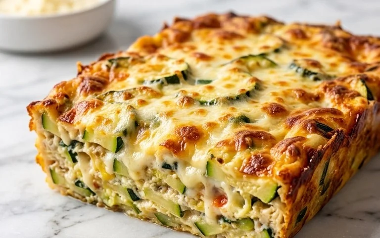 Cheesy Baked Zucchini Casserole