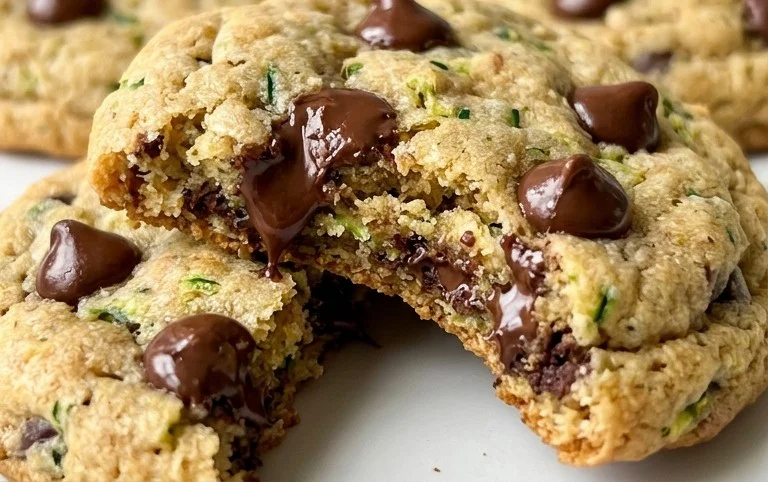 Soft Zucchini Cookies with Chocolate Chips